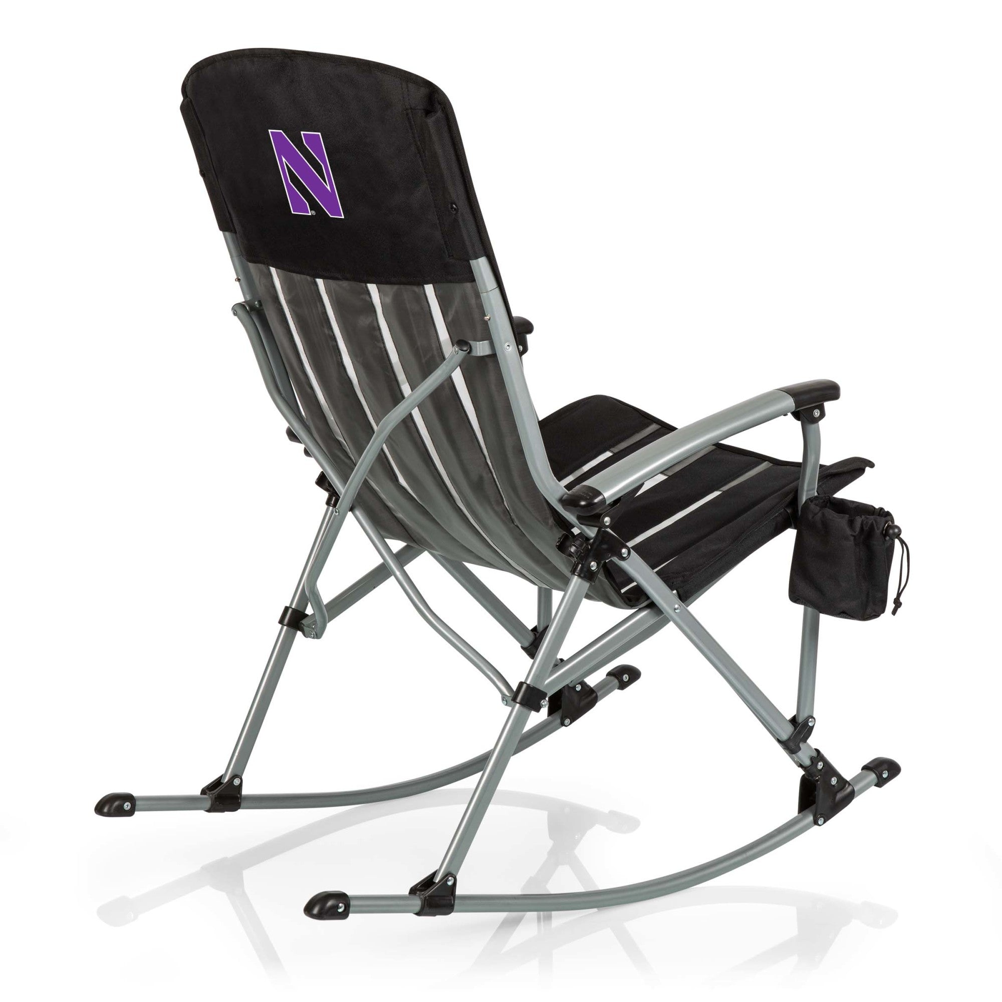Northwestern Wildcats - Outdoor Rocking Camp Chair