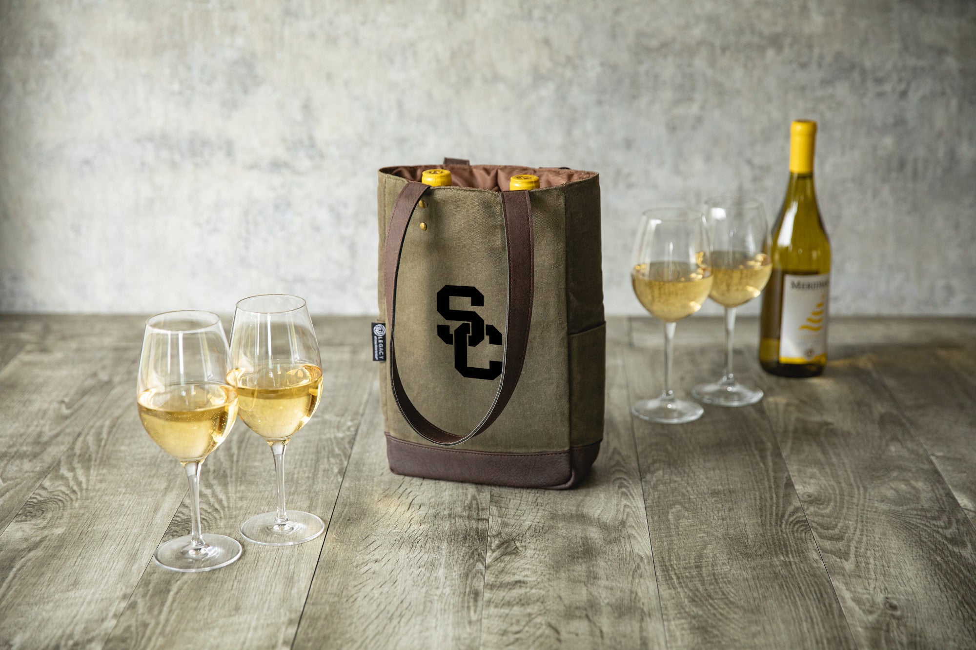 USC Trojans - 2 Bottle Insulated Wine Cooler Bag