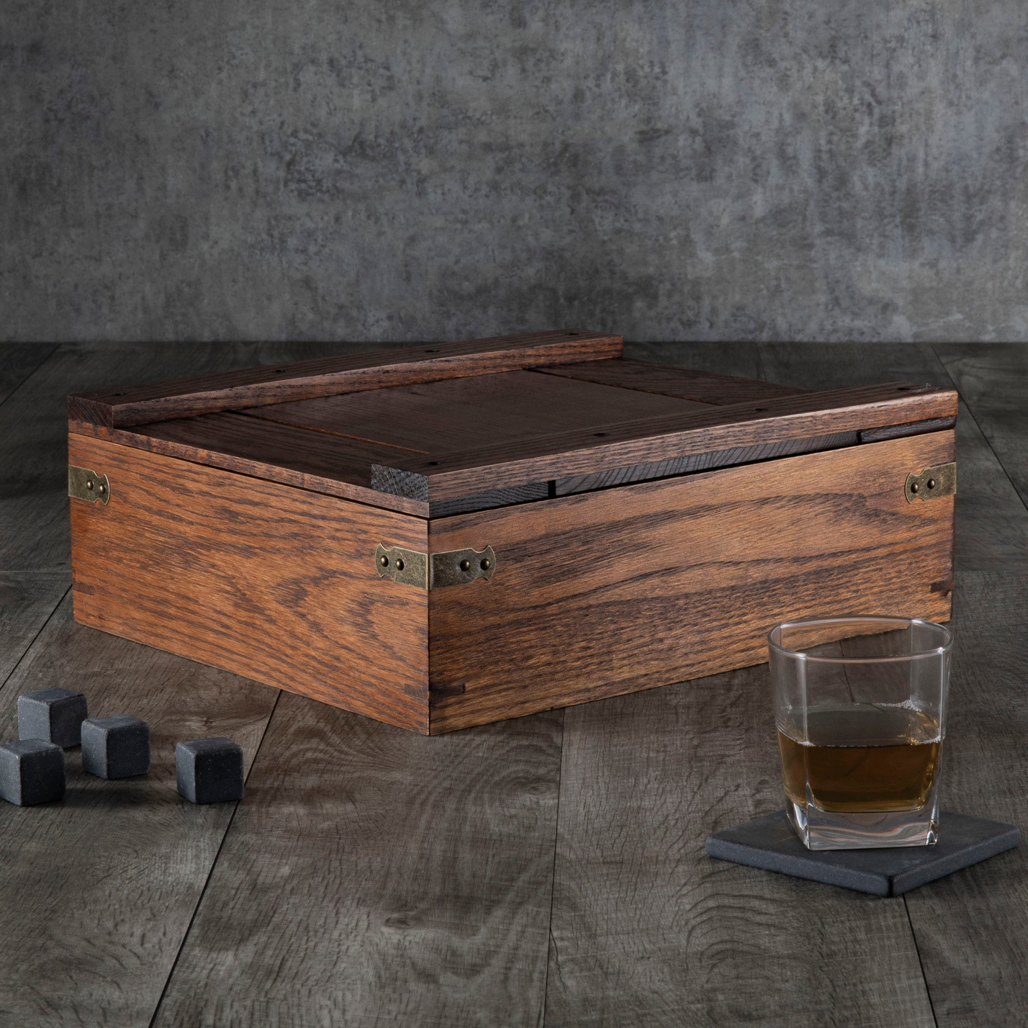 wood whiskey box