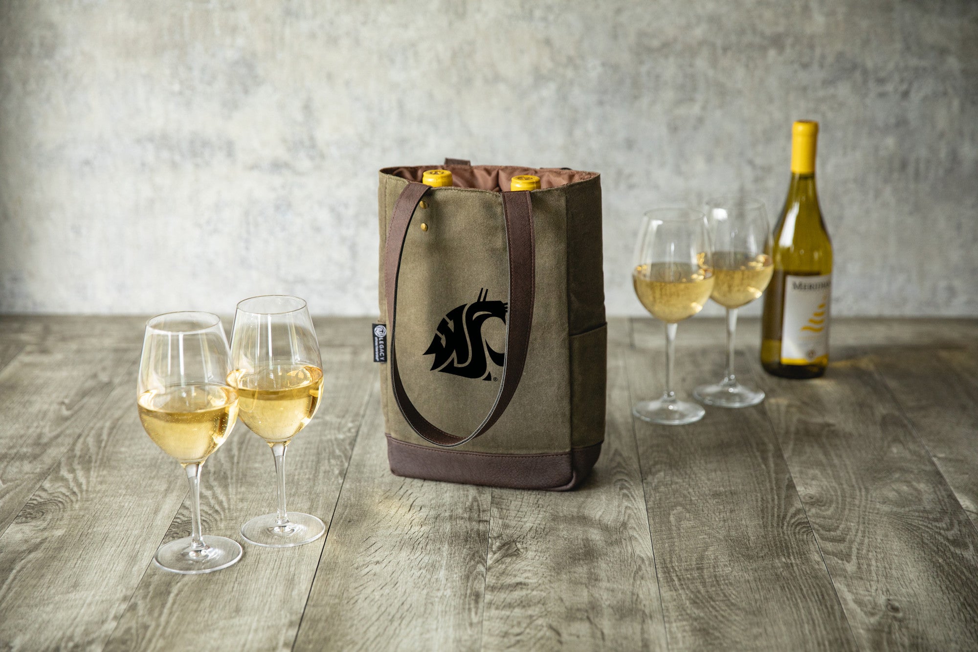 Washington State Cougars - 2 Bottle Insulated Wine Cooler Bag