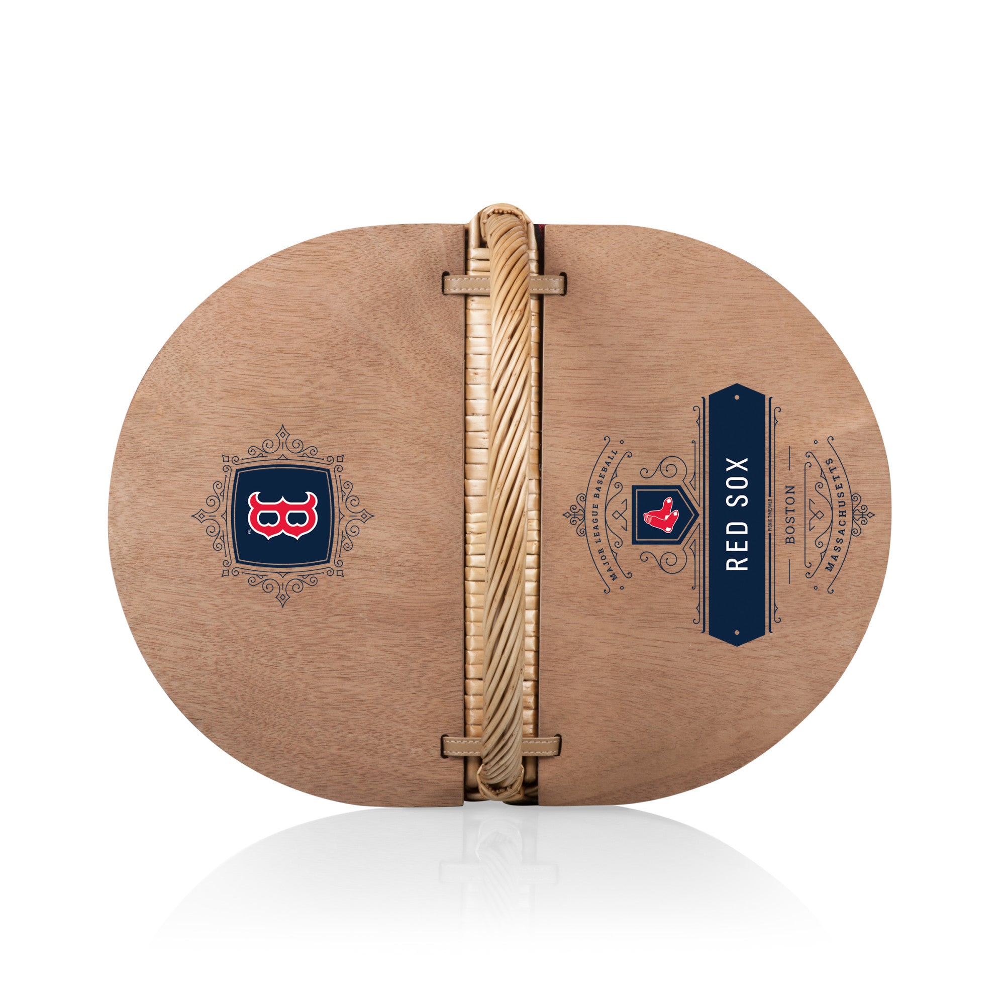 Boston Red Sox - Country Picnic Basket-Picnic Time Family of Brands