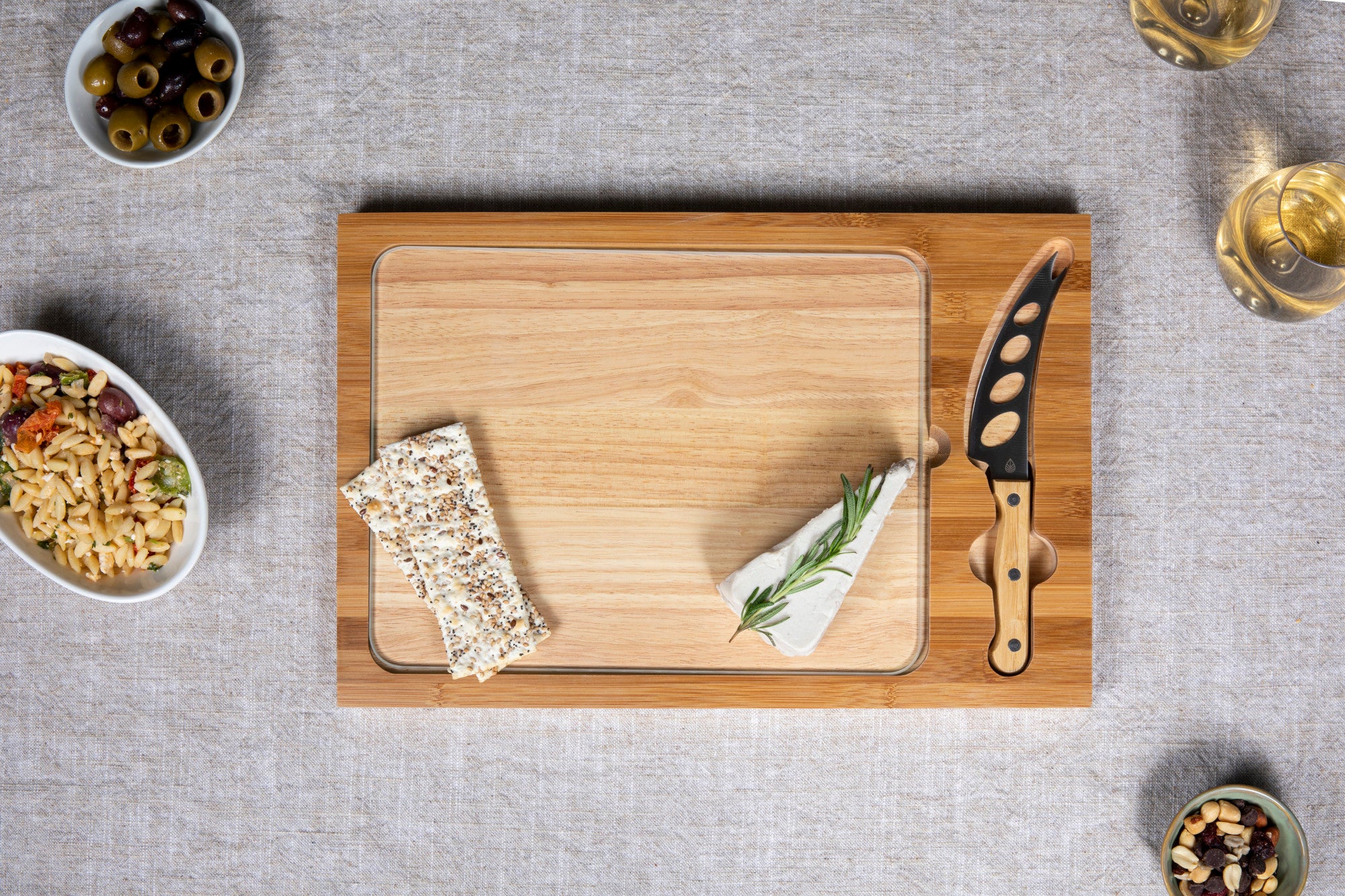 Minnesota Golden Gophers - Icon Glass Top Cutting Board & Knife Set