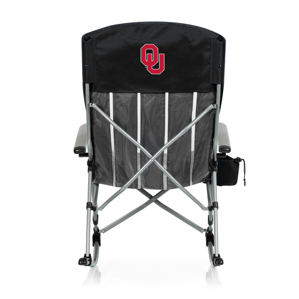 Oklahoma Sooners - Outdoor Rocking Camp Chair