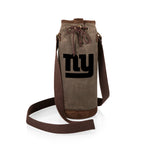 New York Giants - Waxed Canvas Wine Tote