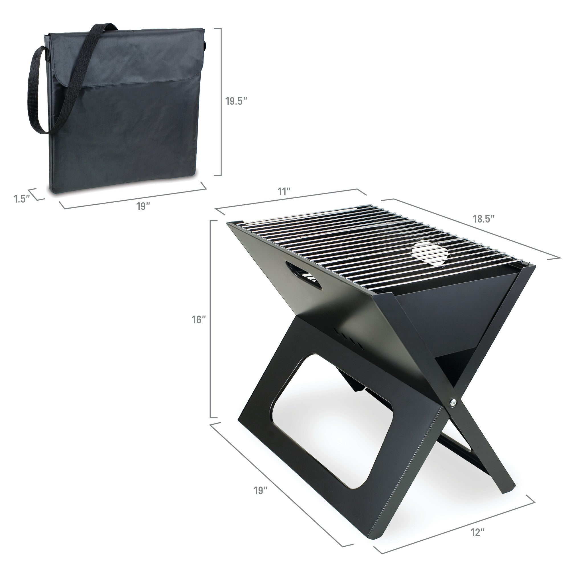 Packable Grill - 4.8 x 4.8