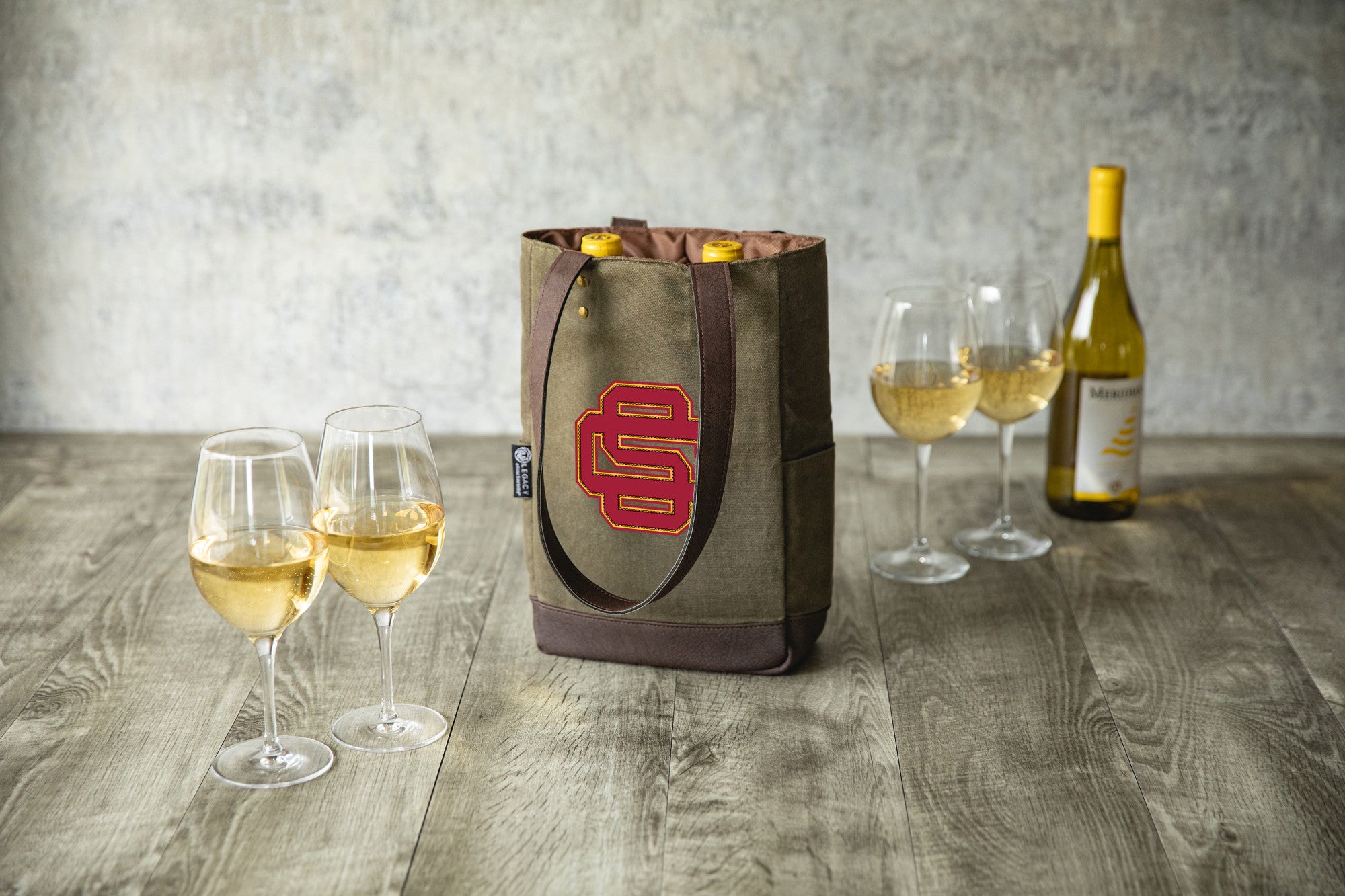 USC Trojans Alternate - 2 Bottle Insulated Wine Cooler Bag