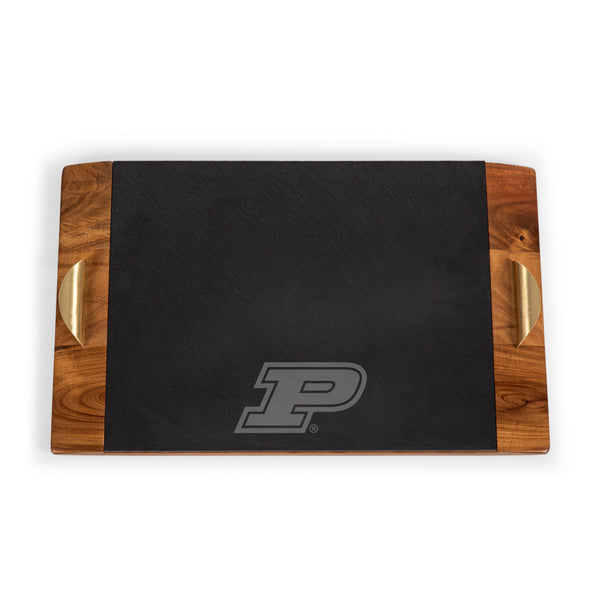 Purdue Boilermakers - Covina Acacia and Slate Serving Tray