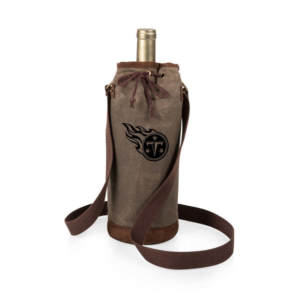 Tennessee Titans - Waxed Canvas Wine Tote