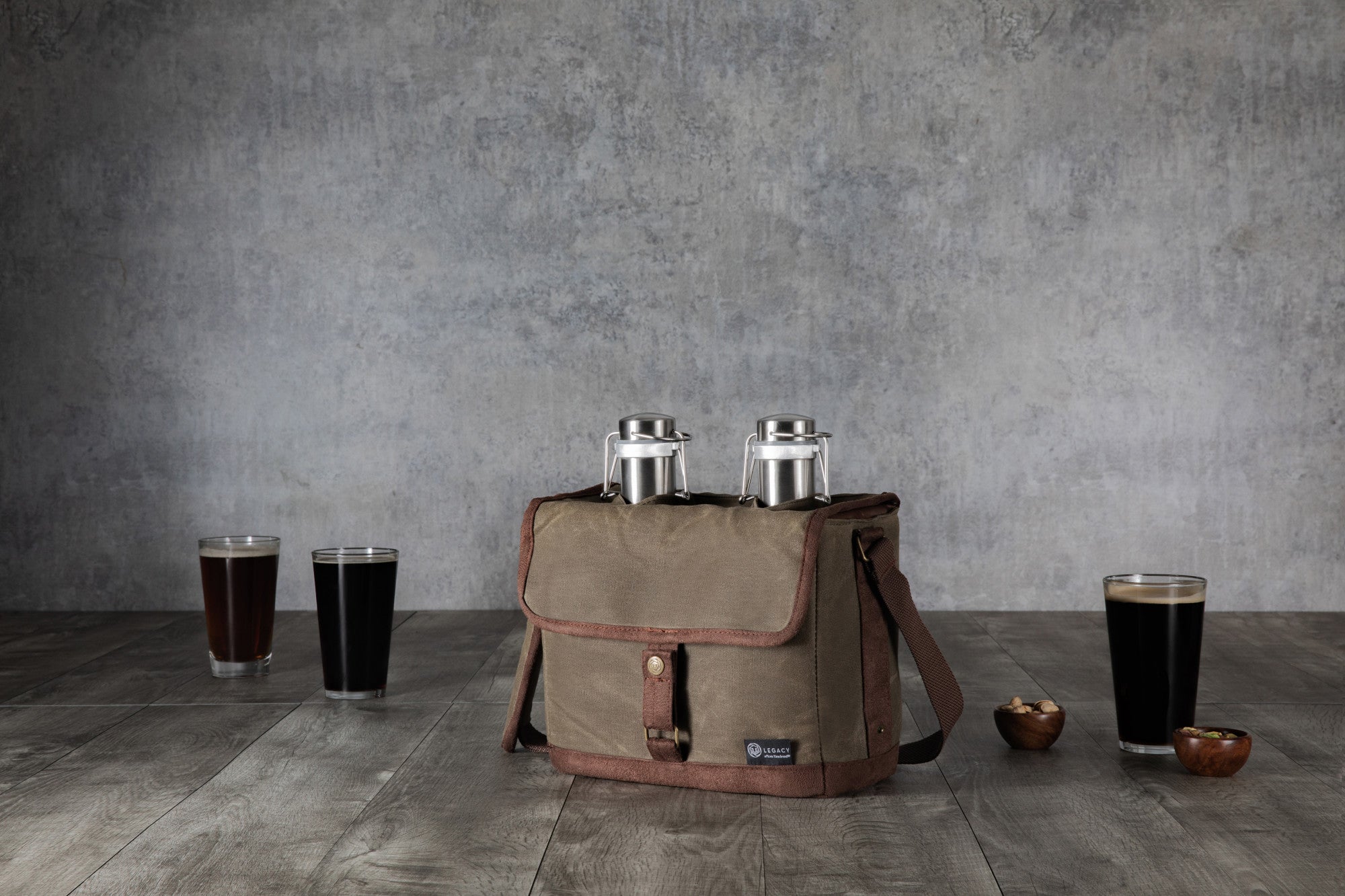 Insulated Double Growler Tote