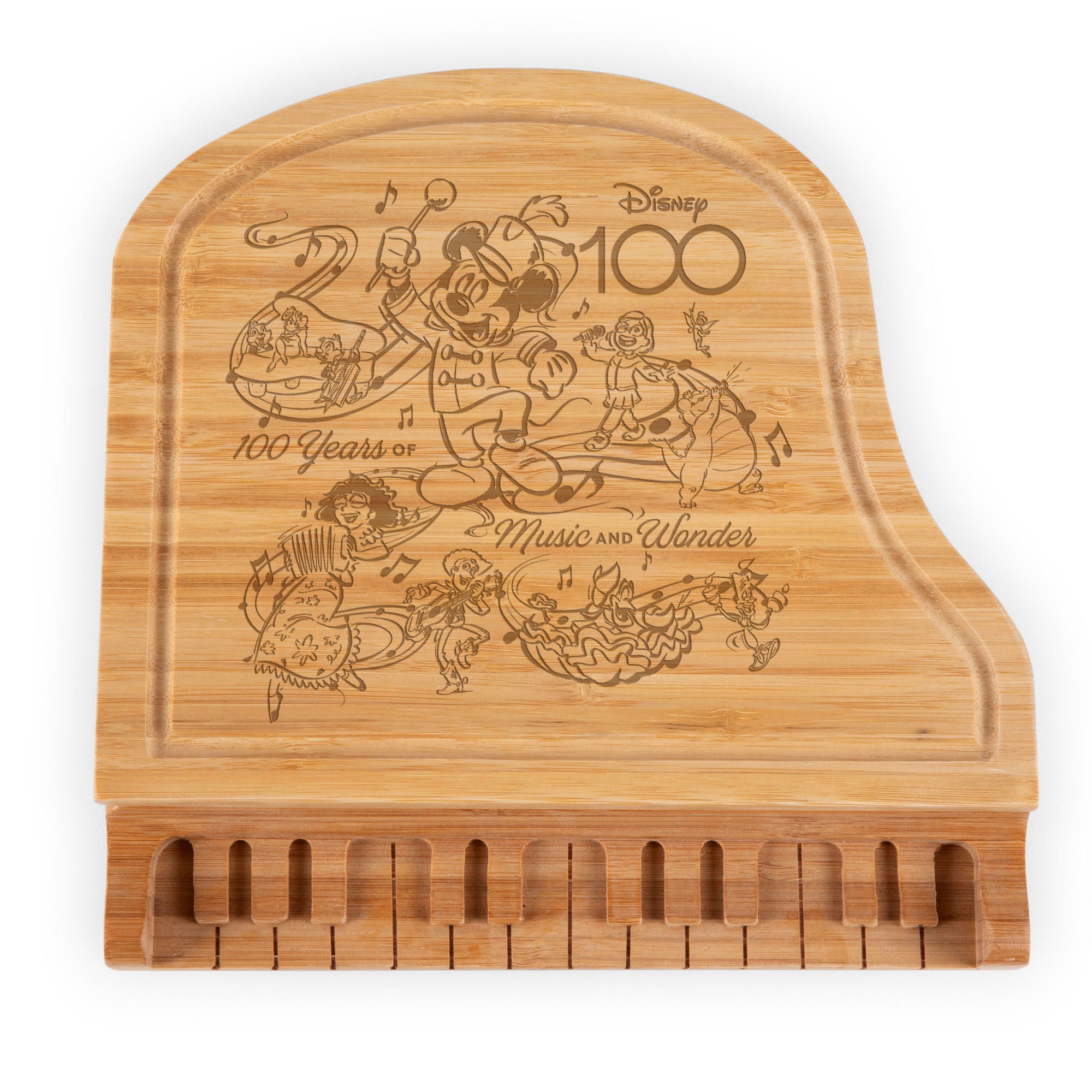Disney 100 - Piano Cheese Cutting Board & Tools Set