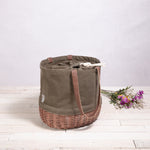 Seattle Mariners - Coronado Canvas and Willow Basket Tote