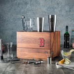 Boston Red Sox - Madison Acacia Tabletop Bar Set
