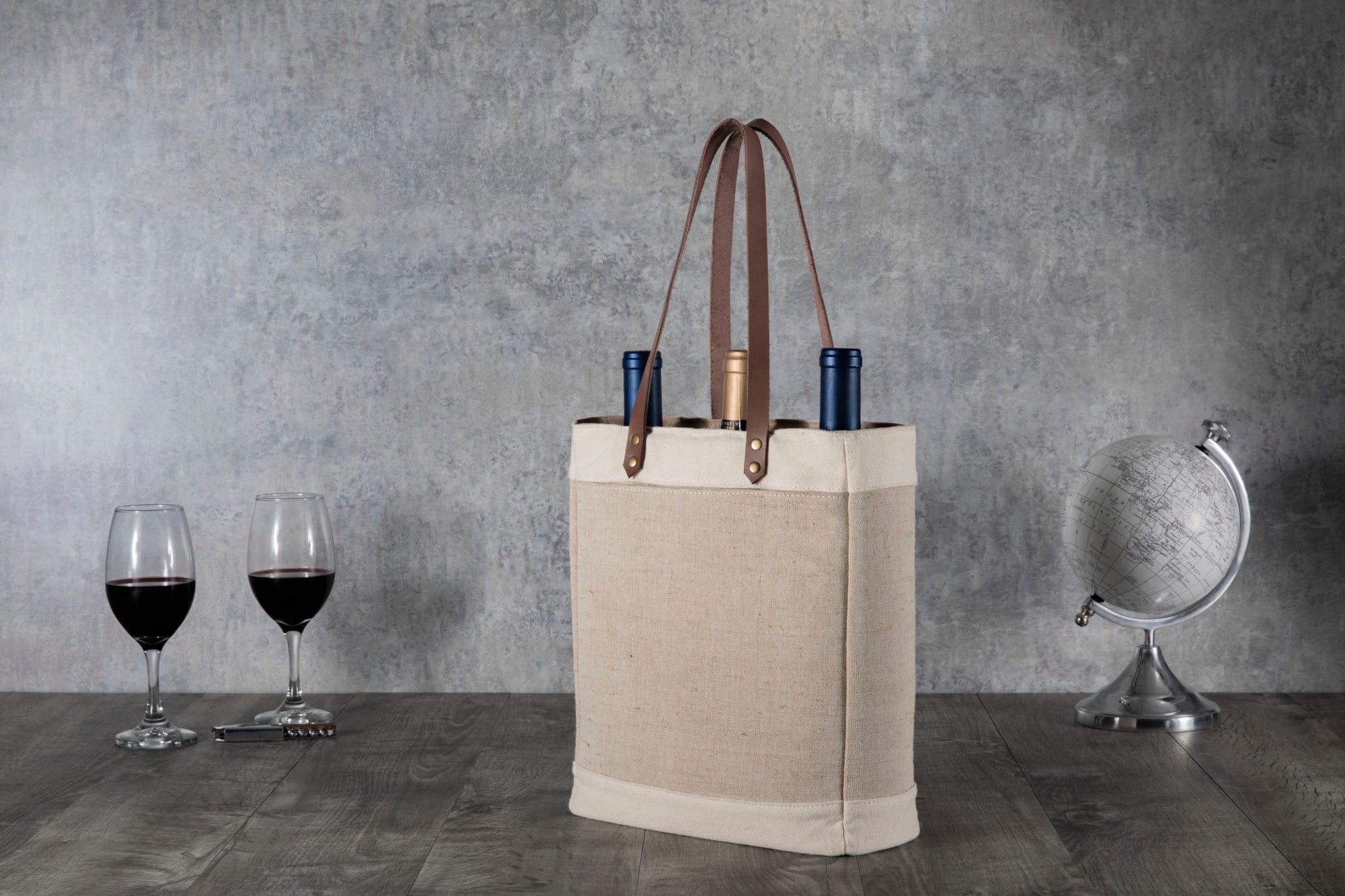 Pinot Jute 3-Bottle Wine Bag: Eco-Friendly Elegance – PICNIC TIME ...
