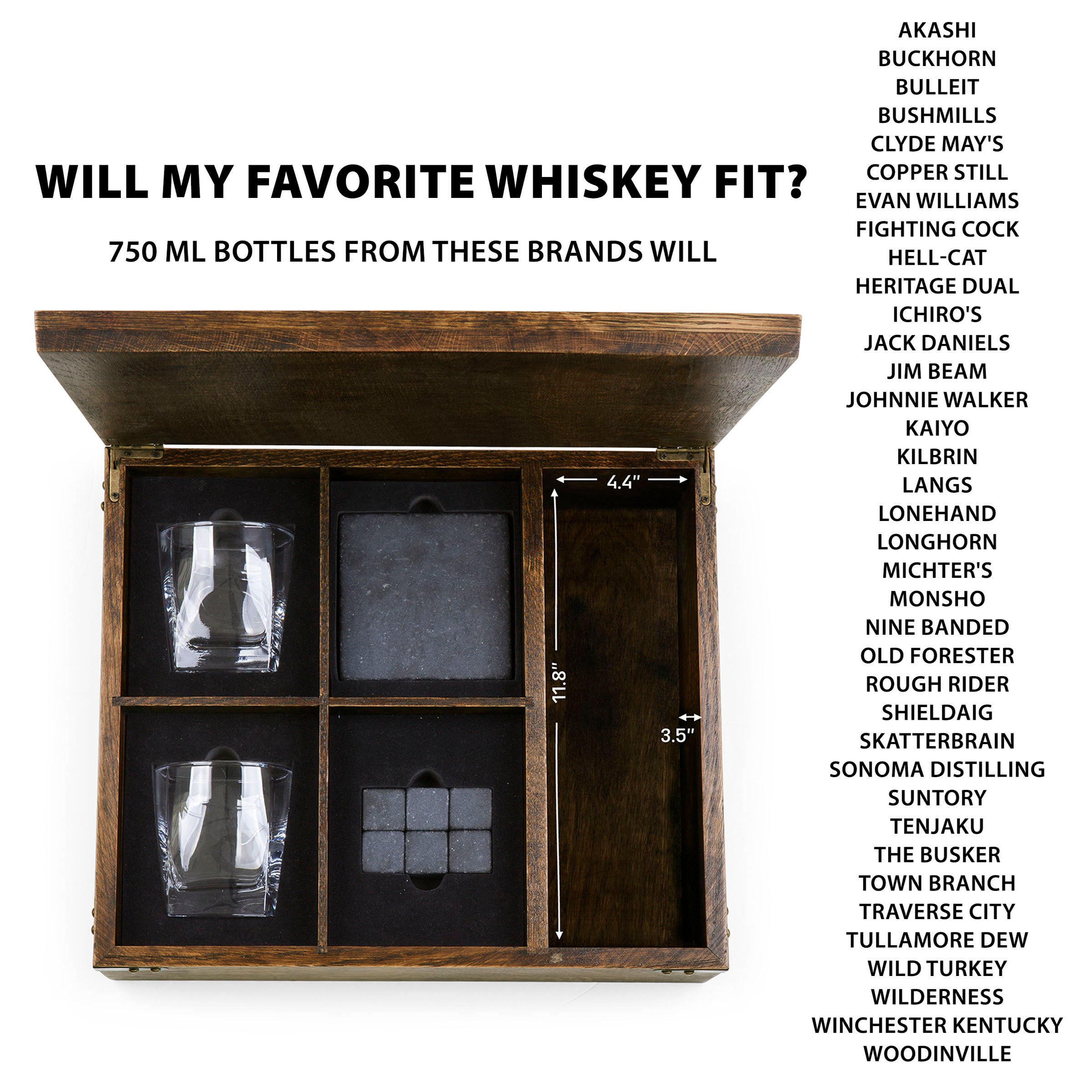 Tampa Bay Buccaneers - Whiskey Box Gift Set