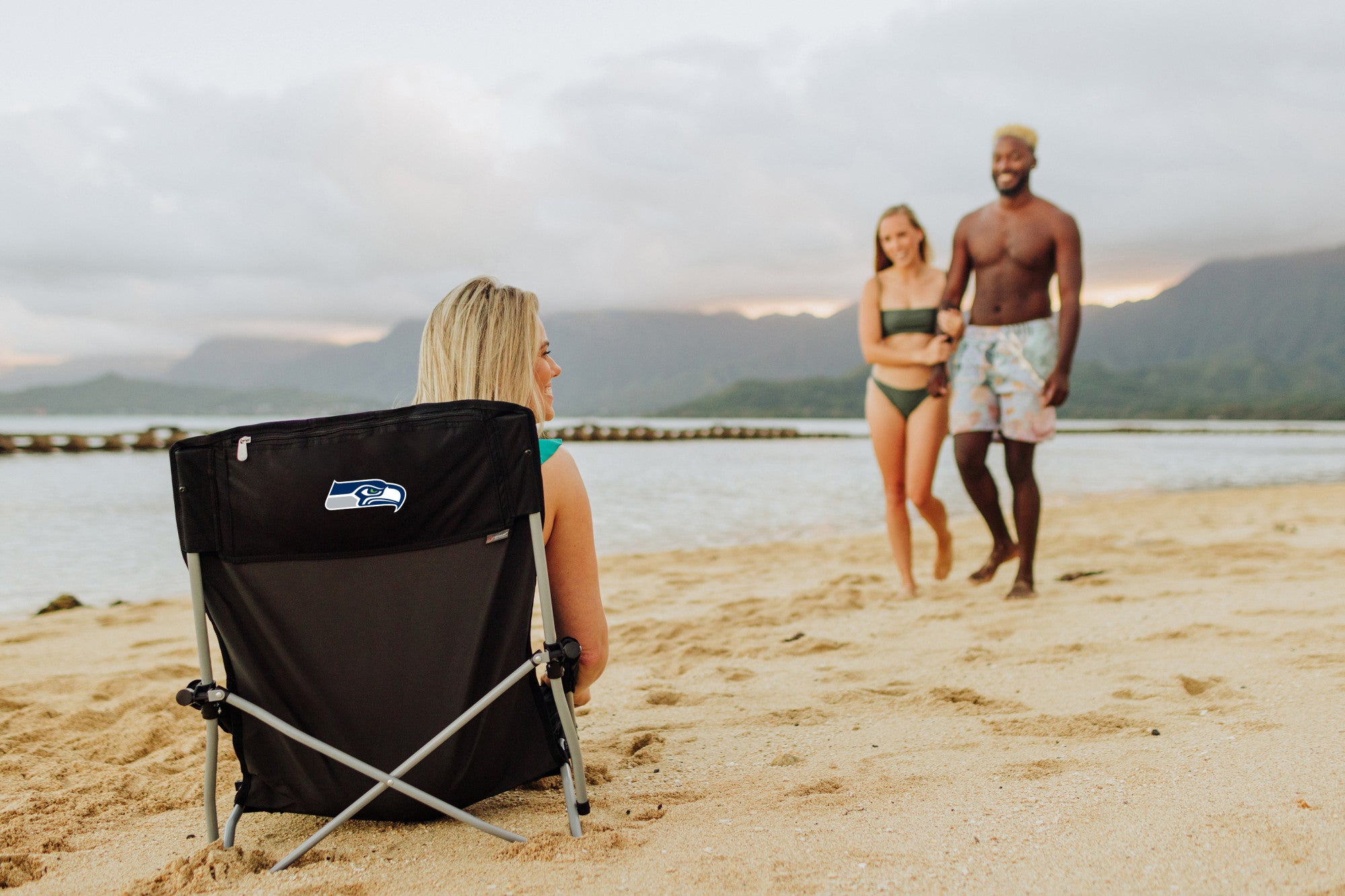 Seattle Seahawks - Tranquility Beach Chair with Carry Bag
