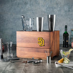 San Diego Padres - Madison Acacia Tabletop Bar Set