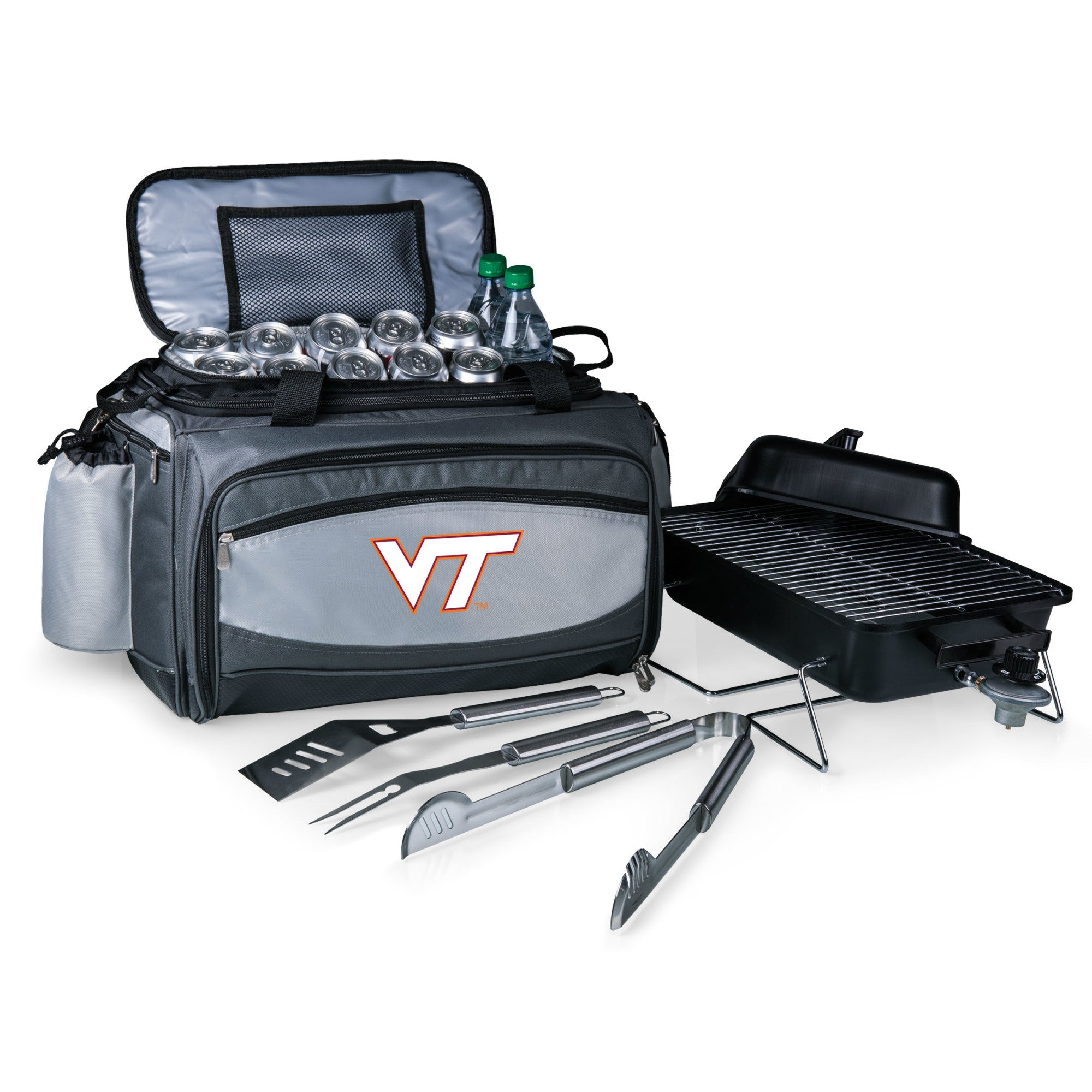 Virginia Tech Hokies - Vulcan Portable Propane Grill & Cooler Tote