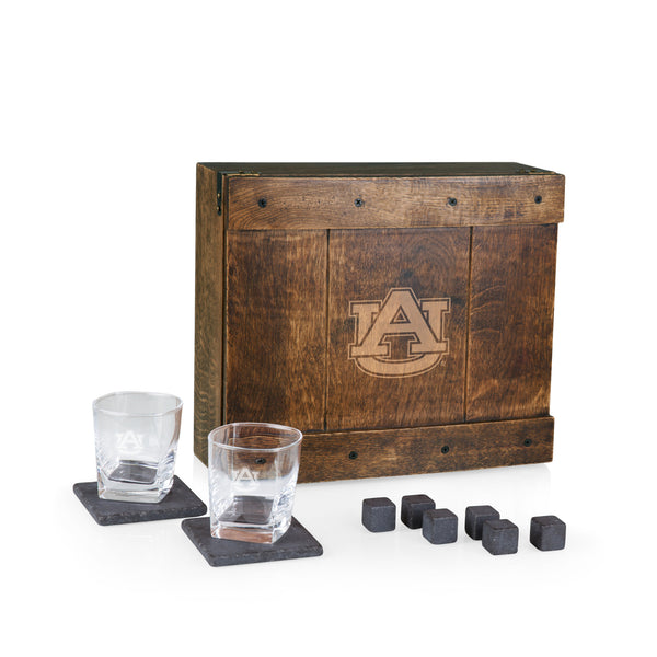 Auburn Tigers - Whiskey Box Gift Set
