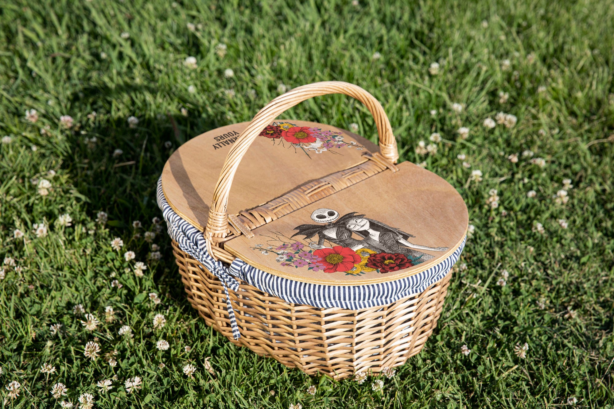 Navy Blue & White Stripe