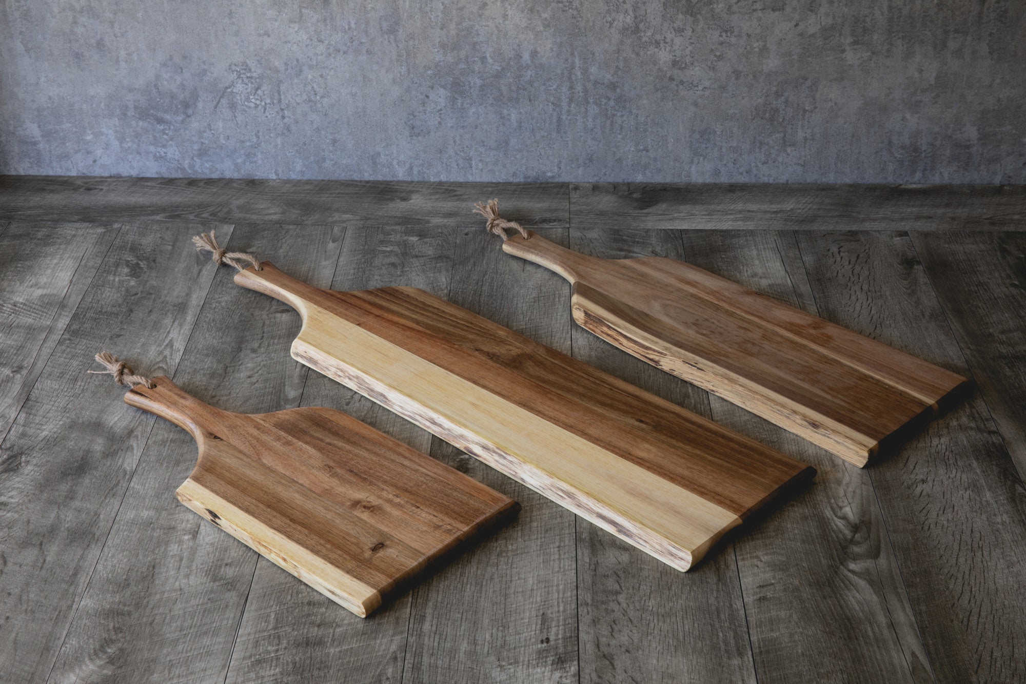 Set of 3 Artisan Serving Planks (18", 24", 30")