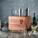 San Francisco Giants - Madison Acacia Tabletop Bar Set