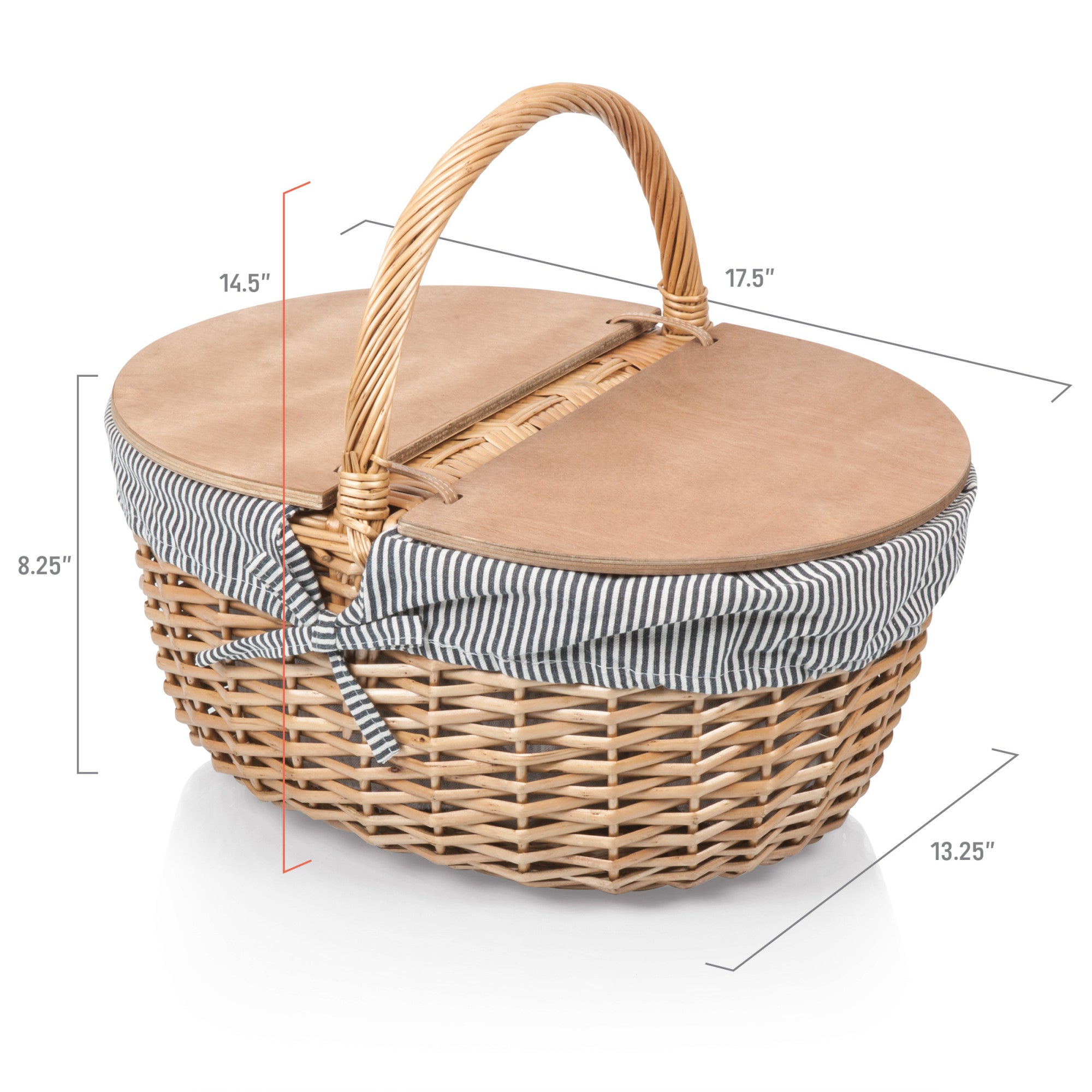 Kraft Gift Basket with Handles by Celebrate It™