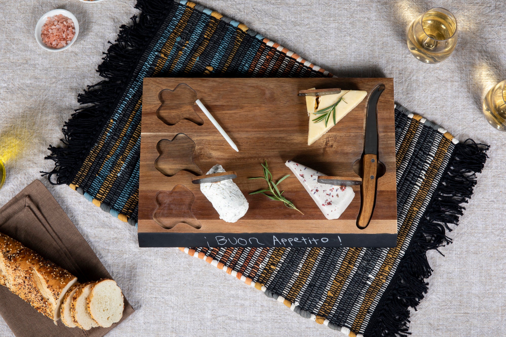 Ratatouille - Delio Acacia Cheese Cutting Board & Tools Set