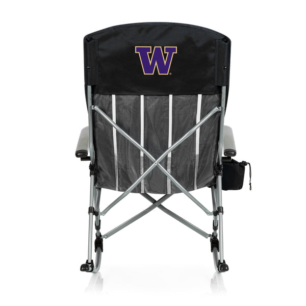 Washington Huskies - Outdoor Rocking Camp Chair