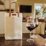 Philadelphia Eagles - Pinot Jute 2 Bottle Insulated Wine Bag