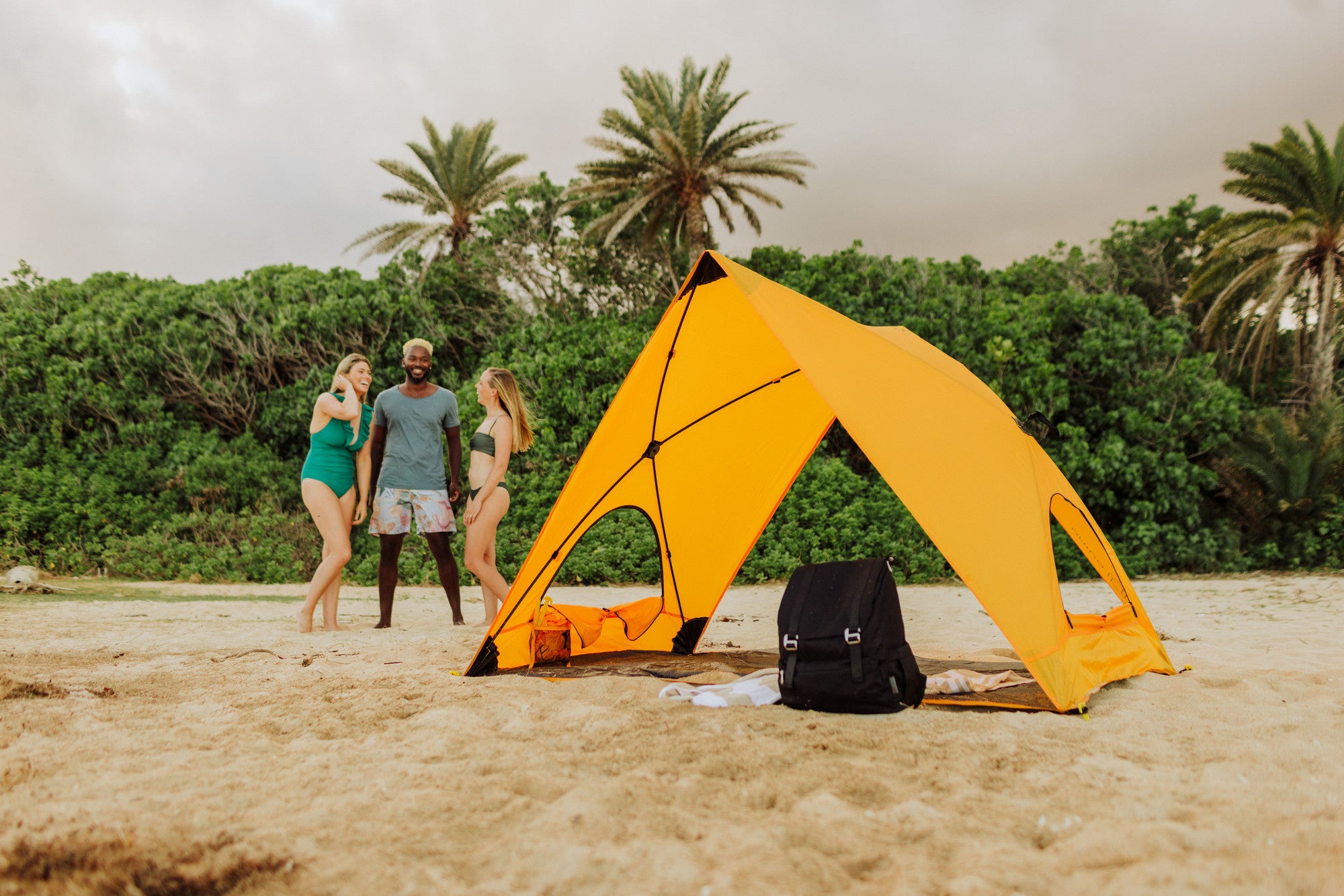 beachfront tent camping Pismo A-Frame Portable Beach Tent