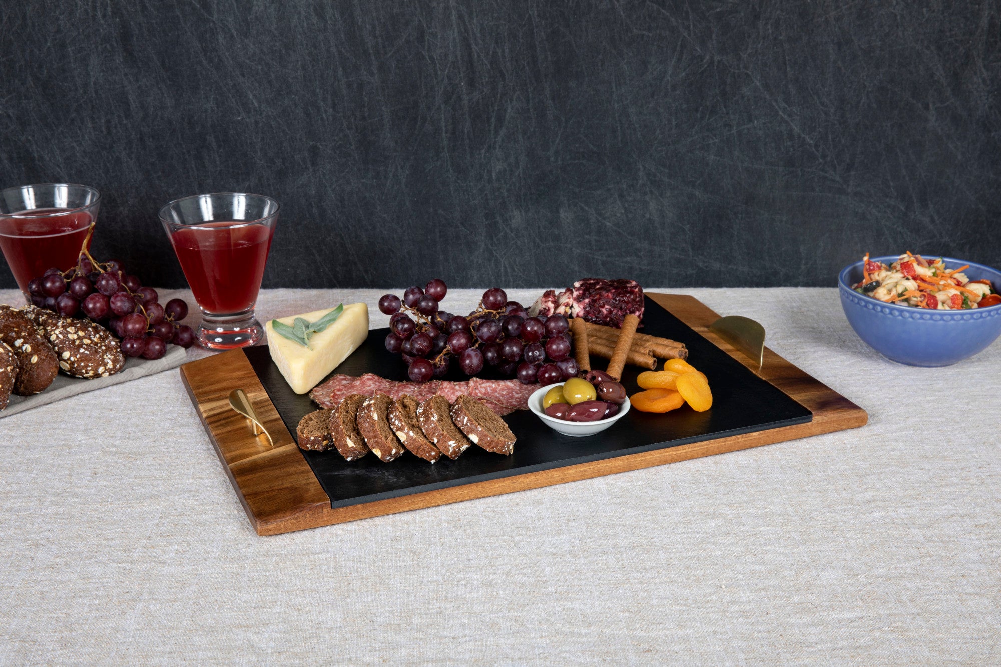 Chicago Cubs - Covina Acacia and Slate Serving Tray