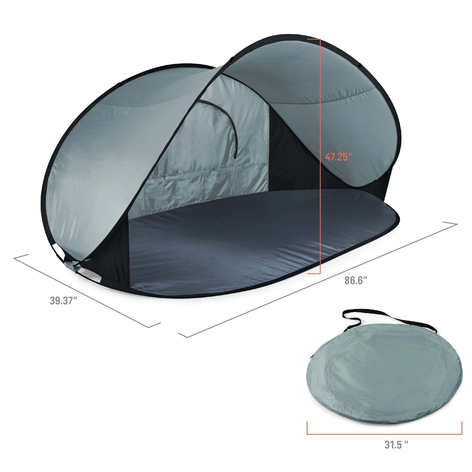 Purdue Boilermakers - Manta Portable Beach Tent
