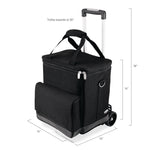 Philadelphia Eagles - Cellar 6-Bottle Wine Carrier & Cooler Tote with Trolley